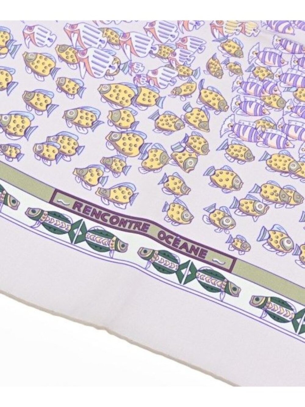 Hermes Bandana Scarf Gray - Picture 3 of 6